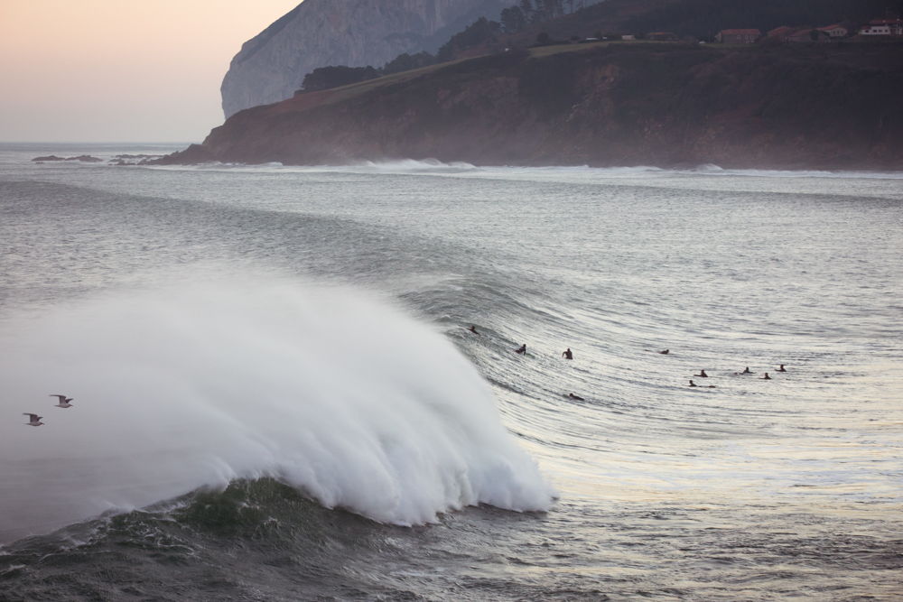 michele catena photography beach spain mundaka surf wave