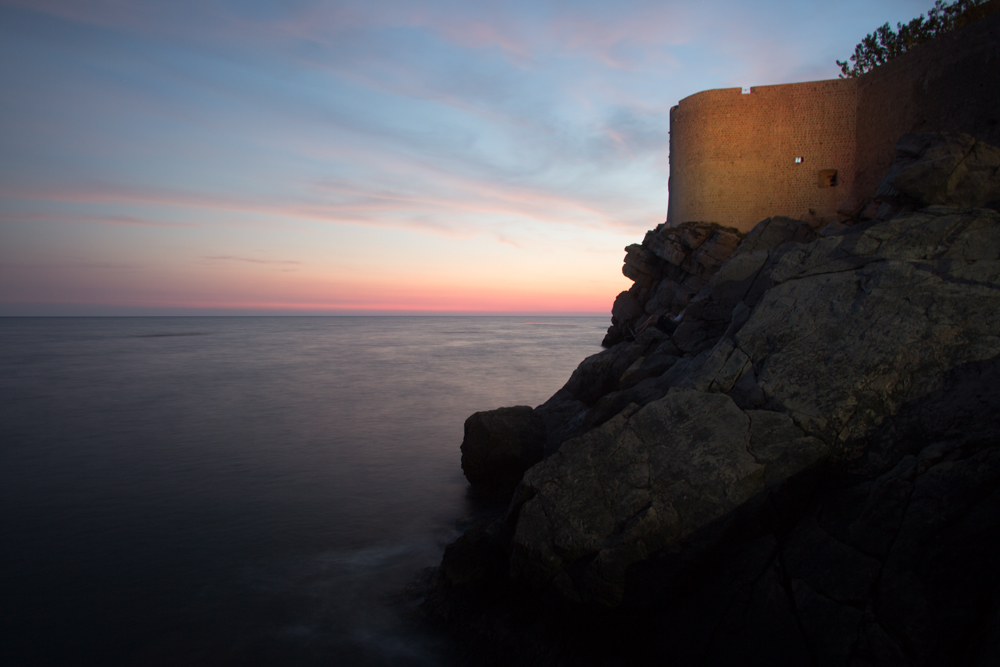 Michele Catena - landscape sea castle